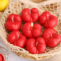 Realistische Fruchtförmige Duftkerze Tomate Erdbeere Orange Avocado Birne Dekorative Kerze
