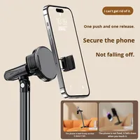 Support de levage télescopique en métal réglable pour téléphone tablette diffusion en direct Selfie prise de vue mobile dédié