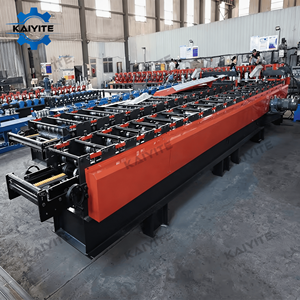 Machine de formage de tuiles de toit entièrement automatique de haute qualité pour la fabrication de capuchons de toit métalliques pour villas et entrepôts - Product Image 5
