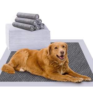 Almohadillas de carbón para cachorros, almohadillas para cachorros, almohadilla desechable para orinal, almohadillas gruesas de carbón activado para perros, gatos, conejos - Product Image 1