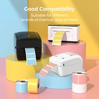 Échantillon gratuit, autocollant adhésif personnalisé en rouleau, couleur personnalisée, imperméable, lamination brillante, étiquette imprimée à la machine pour l'expédition express