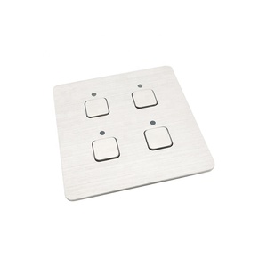 Tùy chỉnh 4-Key 2x2 Ma trận <span class=keywords><strong>LED</strong></span> chiếu sáng Vandalproof kiosk số kim loại bàn phím - Product Image 2