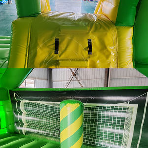 Combo Gonfiabile Avventura Campo da Calcio con Rete da Porta e Scivolo per Feste di Bambini al Chiuso e Divertimento a Tema Sportivo - Product Image 6