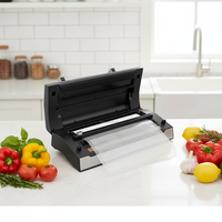 Scelleuse sous vide électrique automatique pour sacs alimentaires, double étanchéité, pour usage domestique, capacité 5,1-10L, classe d'efficacité énergétique A+++, avec coupe-sacs intégré