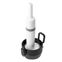 Bouteille d'eau filtrante manuelle 500 ml au charbon actif Tritan pour la randonnée, la survie en extérieur, les camping-cars, la maison et la voiture – Élimination des bactéries et des virus
