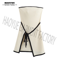 Summer New Lady Party Robe Robe de soirée pour femmes Fashion Backless Lace up Slim Dress Elegant Black White Strapless Short Dress