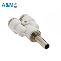 Manufacture Pyj Blance Y One Touch Push To Pneumatic Air Quick Connect Fitting Pneumatic Parts