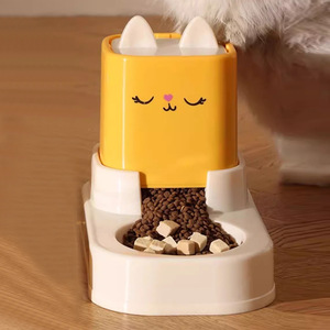 Dispenser Automatico 2 in 1 Ecologico per <span class=keywords><strong>Cibo</strong></span> e Acqua per Animali Domestici con Sterilizzatore UVC, Ciotole in Plastica ABS per Cani e <span class=keywords><strong>Gatti</strong></span>, Fontanella Antiscivolo - Product Image 4