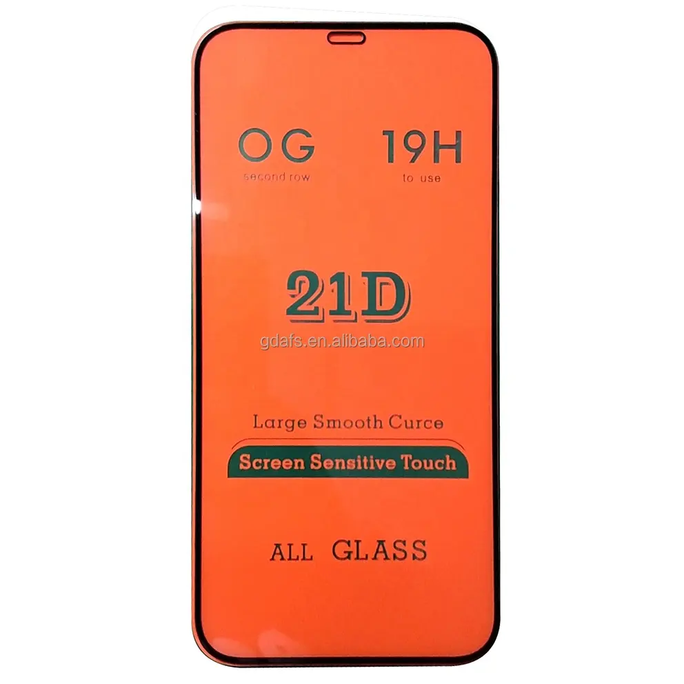9H 21D Anti Shock Mobiele Gehard Glas Screen Protector Voor Iphone X 5 7 8 Plus 11 12 Pro max Voor Vivo Y91 Voor Oppo Voor Samsung