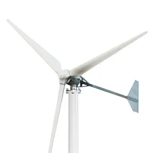 Yatay rüzgar türbinleri elektrik üretimi için rüzgar türbini jeneratörü 10kw rüzgar türbini ev için