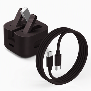 Chargeur universel 20W Type-C PD avec prise UK pliable et câble pour une charge rapide - Product Image 2
