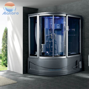 ห้องอาบน้ำฝักบัวแบบพับได้ทรงตรงไร้กรอบสุดหรู พร้อมกระจกนิรภัย ระบบอ่างน้ำวน และฟังก์ชั่นอบไอน้ำ พร้อมระบบนวดเท้า - Product Image 2