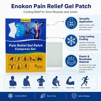 Fabricants OEM ODM de premier plan, certifiés BSCI GMP ISO13485, patchs de gel pour soulager la douleur au niveau des épaules et des genoux, patchs de gel au menthol pour soulager la douleur