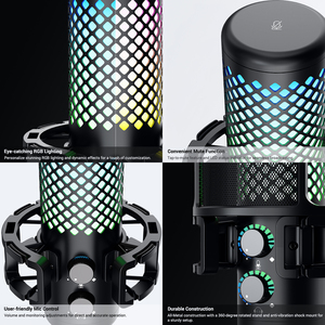 Zimhome 2024 mới đến ztd14 RGB chơi game Microphone Kit với Boom Arm đứng - Product Image 6