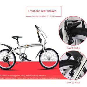 Vélo de ville pliable <span class=keywords><strong>ERMA</strong></span> OEM 20 pouces, fourche en acier, 3 vitesses, certifié CE, capacité de charge de 75 kg, pour la route - Product Image 3