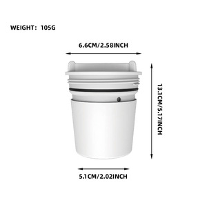 Cartouche filtrante pour robinet Bi Chun Z027 FM 15A 6.6X5.1X13.1Cm, compatibilité forte, pièce de rechange pour purificateur d'eau - Product Image 1