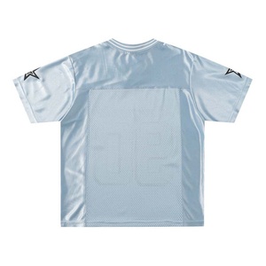 เสื้อยืดคอกลมถักลายดาวอักษรและตัวเลขสำหรับผู้ชาย ขายดีปี 2025 ทรงปกติ สไตล์สปอร์ตแคชชวล ผ้าฝ้าย 100% - Product Image 3