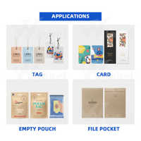 Machine d'étiquetage automatique de table pour boîtes plates, sachets en plastique et pochettes, avec système de pagination