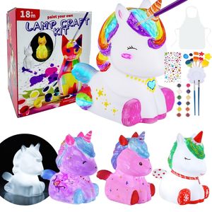 طلاء بومة يونيكورن القط Diy الحرف اليدوية السائل الفينيل ضوء الليل فنون يدوية 1 مجموعات للأطفال الذين تتراوح أعمارهم بين 8-12 - Product Image 4