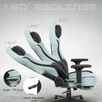 Appui-tête magnétique Gamer Confortable Luxe Professionnel Frog Lock Executive OEM Chaise de bureau d'ordinateur de jeu avec pieds