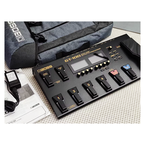Pédalier Multi-Effets pour Guitare Électrique Jelo <span class=keywords><strong>d</strong></span>'<span class=keywords><strong>Occasion</strong></span> Boss GT-100 Comme Neuf à 90% Instruments <span class=keywords><strong>de</strong></span> Musique et Accessoires <span class=keywords><strong>d</strong></span>'<span class=keywords><strong>Ampli</strong></span> - Product Image 1
