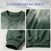 Sweat-shirt vintage en coton délavé avec logo personnalisé pour homme, sweats à capuche oversize, sweats vierges streetwear effet usé, fabricant