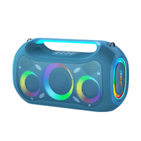 Enceinte portable Zealot ZE51 250W sans fil avec éclairage LED RGB, pour fêtes en extérieur et home cinéma, avec support d'application, boîtier en plastique