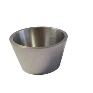 Factory Sale Pure Tungsten Melting Pot Crucible Forged Tungsten Crucibles Price