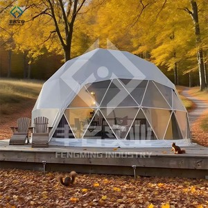 Sang trọng không thấm nước Inflatable rõ ràng trắc địa glamping mái vòm Nhà lều cho khách sạn cắm trại khu nghỉ mát cho triển lãm thương mại lều - Product Image 3