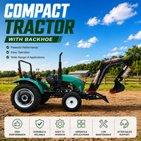 Livraison gratuite Tracteurs 75 CV à moteur diesel puissant, tracteurs hydrauliques agricoles, tracteurs à roues avec chargeur frontal
