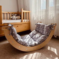 Fabricant de meubles sur mesure, échelle d'escalade multifonctionnelle en bois pour enfants, chaise berçante pour bébé, meubles pour enfants