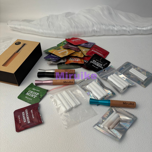 Custom Flavored Air Vaporeless Smokeless Free Nicotin Inhaler Quit Smoking Stick With Cotton Insert Core