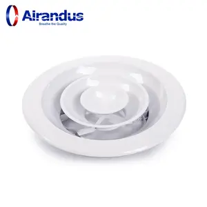 HVAC Australian CD-RD white Round Ceiling Diffuser for ventilation air conditionr air vent Duct Cover