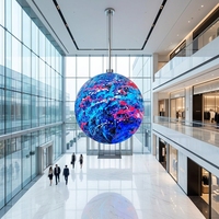 Pantalla LED Esférica con 360° de Visibilidad °   Ángulo de Visión para Señalización Digital, Exhibiciones en Museos, Exhibiciones en Eventos y Proyectos Comerciales
