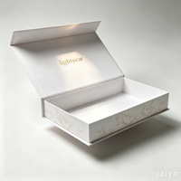 Boîtes d'emballage rigides en carton avec fermeture magnétique de luxe personnalisées, boîtes cadeaux en papier mat avec logo