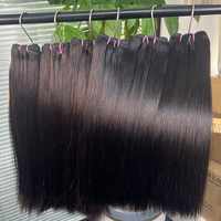 Venta al por mayor de cabello virgen vietnamita liso SDD, proveedor de extensiones Remy vietnamitas, 100% cabello humano sin procesar, cutícula alineada a máquina.