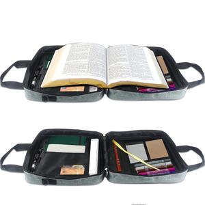Copertura della Bibbia in tessuto grande borsa da chiesa Organizer e porta libri per studio della Bibbia per il trasporto e la protezione della tua Bibbia - Product Image 1