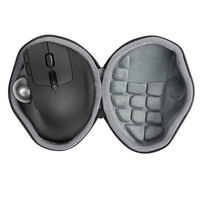 Étui de voyage en nylon rigide avec fermeture éclair, compatible avec la souris sans fil Logitech MX Master 3s/3, boîte de rangement portable