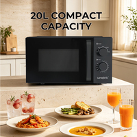 Four à micro-ondes LUMABELLA 20L populaire avec grill, four à micro-ondes multifonction pour la cuisson et la grillade, appareil électroménager 60024