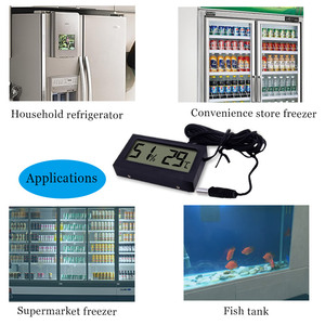 S-WS05A Nhiệt kế điện tử LCD nhiệt độ kỹ thuật số độ ẩm mét cửa sổ bên ngoài nhiệt kế - Product Image 6