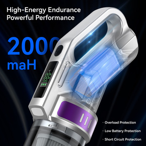 <span class=keywords><strong>Aspirateur</strong></span> à main <span class=keywords><strong>sans</strong></span> <span class=keywords><strong>fil</strong></span> CY301 pour voiture, outil de nettoyage haute puissance 20000PA, pour la maison, le bureau et la voiture - Product Image 3