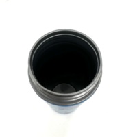 Bouteille isotherme personnalisable à double paroi en plastique avec couvercle à vis sans BPA, isolation thermique de 12 heures pour boissons froides et chaudes