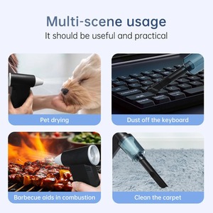 Ventilador Turbo Jet de 130000 RPM y 52 m/s, Ventilador Industrial de Conducto con Motor sin Escobillas de 4000 mAh, Secador de Autos - Product Image 3