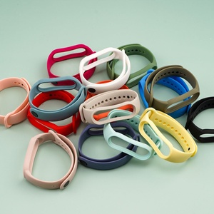 Cinturino in Silicone Colorato per Xiaomi <span class=keywords><strong>Band</strong></span> <span class=keywords><strong>5</strong></span>, Braccialetto Sostitutivo per Smartwatch <span class=keywords><strong>Mi</strong></span> <span class=keywords><strong>Band</strong></span> - Product Image 4