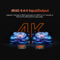 Controlador de Video Wall Modular Ultra HD 4K con Audio, Hardware FPGA para Soporte de Empalme de 8 Pantallas