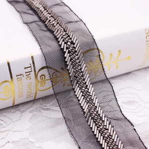 Deepeel LA103DIYウェディングドレスガーメントアクセサリーマニュアルネイルビーズレースリボンメッシュビーズレース - Product Image 6