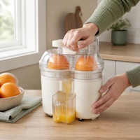 Presse-agrumes sans fil USB rechargeable à levage automatique, extracteur lent 120W pour oranges, citrons, pastèques, raisins, pitayas