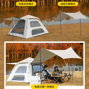 เต็นท์ป๊อปอัพกลางแจ้ง 240x240 ซม. ชั้นเดียว กางเร็ว 2 in 1 กันแดด สำหรับ 3-4 คน ใช้ได้ในฤดูใบไม้ผลิ ฤดูร้อน ฤดูใบไม้ร่วง - Product Image 4