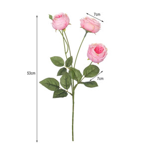 ดอกไม้ประดิษฐ์ทำมือสำหรับตกแต่งงานแต่งงานดอกไม้ทำจากดอกกุหลาบเทียมสำหรับงานศิลปะ - Product Image 1