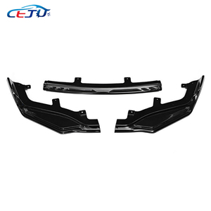 Alerón de parachoques delantero de coche con aspecto de carbono ABS negro brillante, extensión de divisor de labios de barbilla para <span class=keywords><strong>Lexus</strong></span> <span class=keywords><strong>IS300h</strong></span> IS350 <span class=keywords><strong>F</strong></span> Sport XE30 2017-2020 - Product Image 5